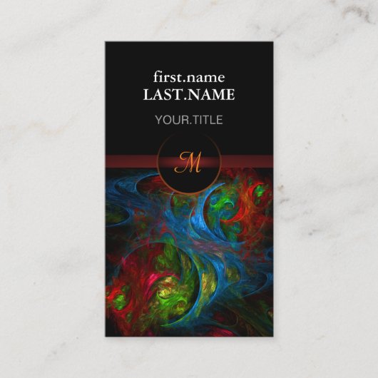 プロフェッショナルモダンエレガントクールジェネシス 名刺 (正面)