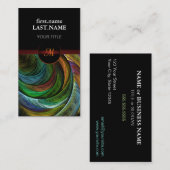 プロフェッショナルモダンエレガントクール色 名刺 (正面/裏面)
