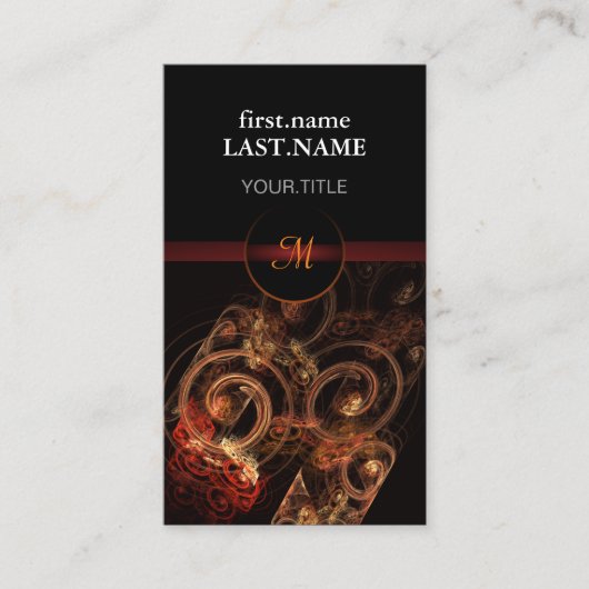 プロフェッショナルモダンエレガントクール音楽 名刺 (正面)