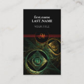 プロフェッショナルモダンエレガントクールDJ 名刺 (正面)