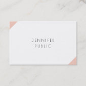 プロフェッショナルモダンエレガントシンプルテンプレート 名刺 (正面)