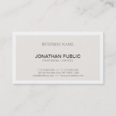 プロフェッショナルモダンエレガントシンプルデザイントレンディー 名刺 (正面)