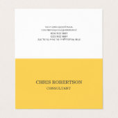 プロフェッショナルモダンエレガントシンプル 名刺 (外部フラット)