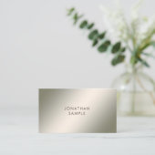 プロフェッショナルモダンエレガントデザインシンプルテンプレート 名刺 (スタンド正面)