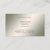 プロフェッショナルモダンエレガントデザインシンプルテンプレート 名刺 (裏面)