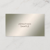 プロフェッショナルモダンエレガントデザインシンプルテンプレート 名刺 (正面)
