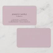 プロフェッショナルモダンエレガントデザインラグジュアリー 名刺 (正面/裏面)