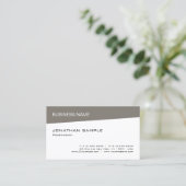 プロフェッショナルモダンエレガントデザイン会社 名刺 (スタンド正面)