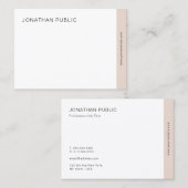 プロフェッショナルモダンエレガントトレンディーシンプルテンプレート 名刺 (正面/裏面)