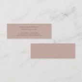 プロフェッショナルモダンエレガントパールフィニッシュラグジュアリー スキニー名刺 (正面/裏面)