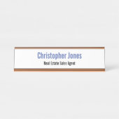 プロフェッショナルモダンエレガント事業所 デスクネームプレート (正面)