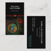 プロフェッショナルモダンエレガント再生クール成青 名刺 (正面/裏面)