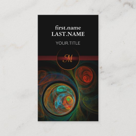 プロフェッショナルモダンエレガント再生クール成青 名刺 (正面)