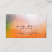 プロフェッショナルモダンエレガント抽象芸術芸術的 名刺 (正面)