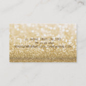 プロフェッショナルモダンエレガント《写真》ぼけ味、ホワイトデイジー 名刺 (裏面)