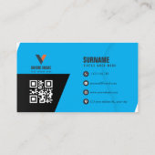 プロフェッショナルモダンエレガント 名刺 (裏面)