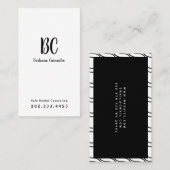 プロフェッショナルモダンカウンセリング、セラピスト、 名刺 (正面/裏面)