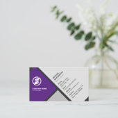 プロフェッショナルモダンカスタムパーソナライズされた 名刺 (スタンド正面)