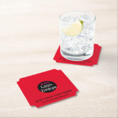 プロフェッショナルモダンカスタムビジネスシックレッド ペーパーコースター (インサイチュ)