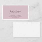 プロフェッショナルモダンクラスシンプルデザイン 名刺 (正面/裏面)