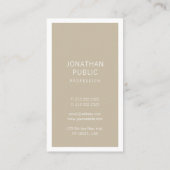 プロフェッショナルモダンクリエイティブデザインクリーン平野 名刺 (裏面)