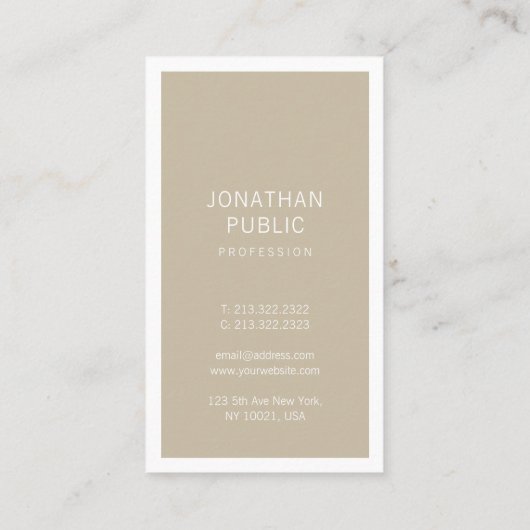 プロフェッショナルモダンクリエイティブデザインクリーン平野 名刺 (裏面)