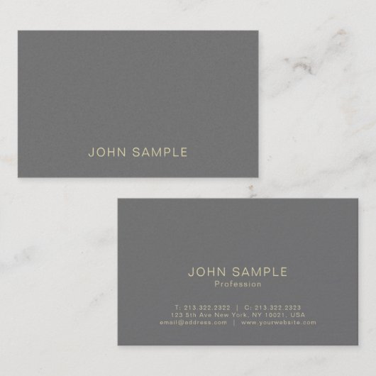 プロフェッショナルモダンクリエイティブパール仕上げラグジュアリー 名刺 (正面/裏面)