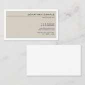 プロフェッショナルモダンクリエイティブミニマリスト 名刺 (正面/裏面)