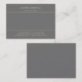 プロフェッショナルモダンクリエイティブラグジュアリーパールフィニッシュ 名刺 (正面/裏面)