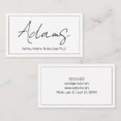 プロフェッショナルモダンクリーン名刺 名刺 (正面/裏面)