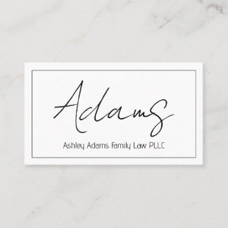 プロフェッショナルモダンクリーン名刺 名刺