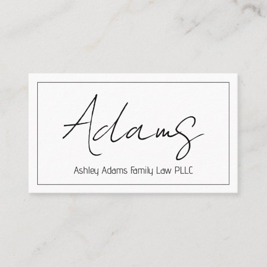 プロフェッショナルモダンクリーン名刺 名刺 (正面)