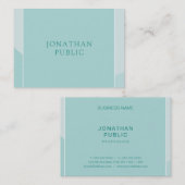 プロフェッショナルモダングエレガントリーシンプルテンプレート 名刺 (正面/裏面)