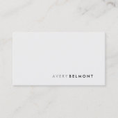 プロフェッショナルモダングシンプルレーミニマル 名刺 (正面)