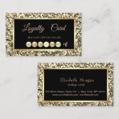 プロフェッショナルモダングリッターフレームロイヤリティカード ロイヤリティカード (正面/裏面)