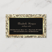 プロフェッショナルモダングリッターフレームロイヤリティカード ロイヤリティカード (裏面)