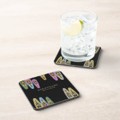 プロフェッショナルモダングリッターヘアクリップ美容師 コースター (右側)