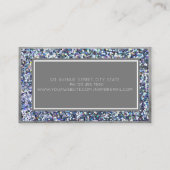 プロフェッショナルモダングリッター、スパーク、フレーム 名刺 (裏面)