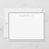 プロフェッショナルモダング縁どレイノートカード ノートカード (正面)