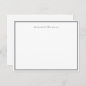 プロフェッショナルモダング縁どレイノートカード ノートカード (正面/裏面)