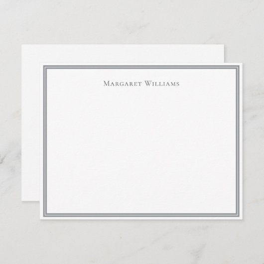 プロフェッショナルモダング縁どレイノートカード ノートカード (正面/裏面)