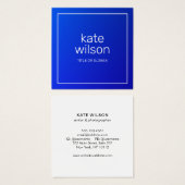 プロフェッショナルモダンコバルトブルー (正面&裏面)