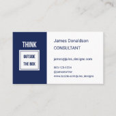 プロフェッショナルモダンコンサルタント海軍 名刺 (正面)