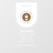 プロフェッショナルモダンコーヒー ウィンドウサイン (シート)