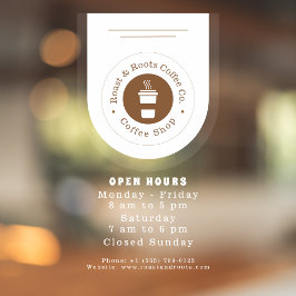 プロフェッショナルモダンコーヒー ウィンドウサイン