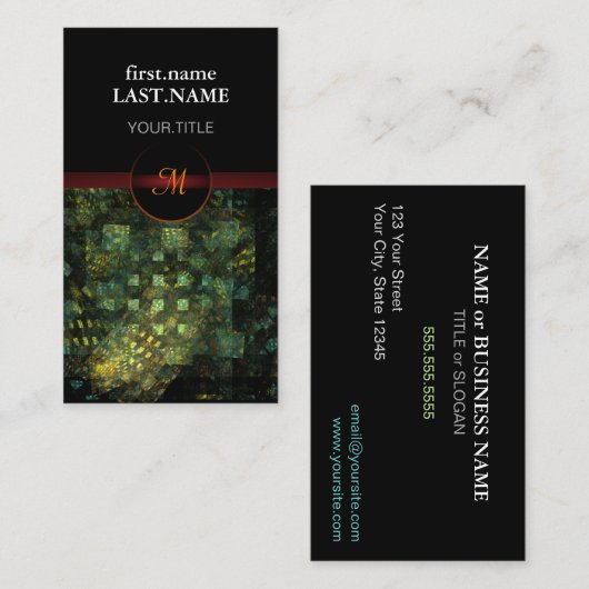 プロフェッショナルモダンシクールティ 名刺 (正面/裏面)