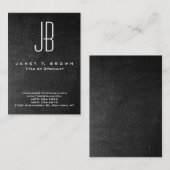 プロフェッショナルモダンシャルボードモノグラム 名刺 (正面/裏面)