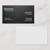 プロフェッショナルモダンシンプルコンピュータ修復ブラック 名刺 (正面/裏面)