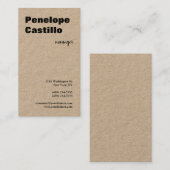 プロフェッショナルモダンシンプルスタイリッシュ 名刺 (正面/裏面)