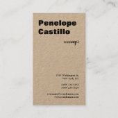 プロフェッショナルモダンシンプルスタイリッシュ 名刺 (正面)